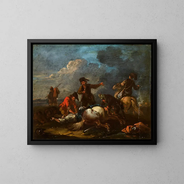 Voleur - August Querfurt — ingelijst kunstwerk aan de muur