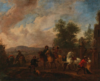 August Querfurt - The departure for the hunt.webp