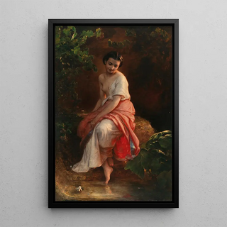 August Riedel - A Woman Bathing.webp