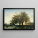 On the way back from the World's Fair at Prater in Vienna in 1873 - August Schaeffer von Wienwald — framed artwork on a wall