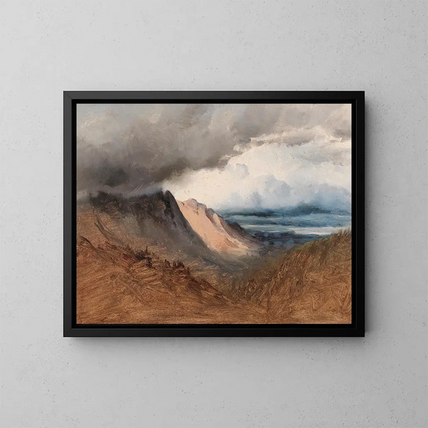 Het massif du Gosaukamm - August Schaeffer von Wienwald — ingelijst kunstwerk aan de muur