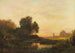 Landschap van de avond - August Seidel — weergave van het kunstwerk