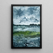 Reproductie van het schilderij Studie van landschap - August Strindberg
