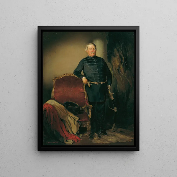 Franz Imrdy Edler von Omorovicze - August von Pettenkofen — ingelijst kunstwerk aan de muur