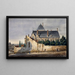 De restanten van de gebouwen van het Petit Bourbon-hotel - Auguste Sébastien Bénard — ingelijst kunstwerk aan de muur