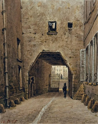 AugusteSbastien Bnard - Rue des chantres entre le quai aux fleurs et la rue Chanoinesse.webp