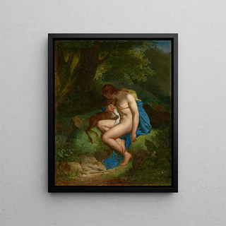 Auguste Alphonse Gaudar De La Verdine - Cyparissus mourning his stag.webp