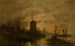 Molen in Schiedam - Auguste Anastasi — weergave van het kunstwerk