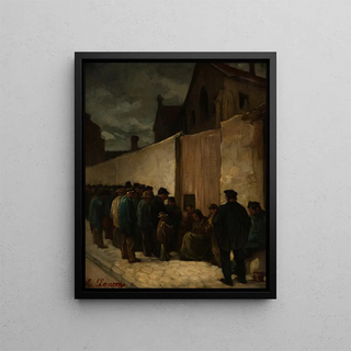 Auguste Andre Lanon - Les Pauvres au coin de la rue de la Sant.webp