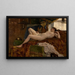 Model in rust - Auguste Durst — ingelijst kunstwerk aan de muur