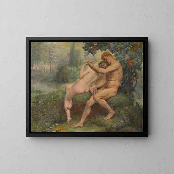 Hymne à l'amour - Auguste Léveque — ingelijst kunstwerk aan de muur