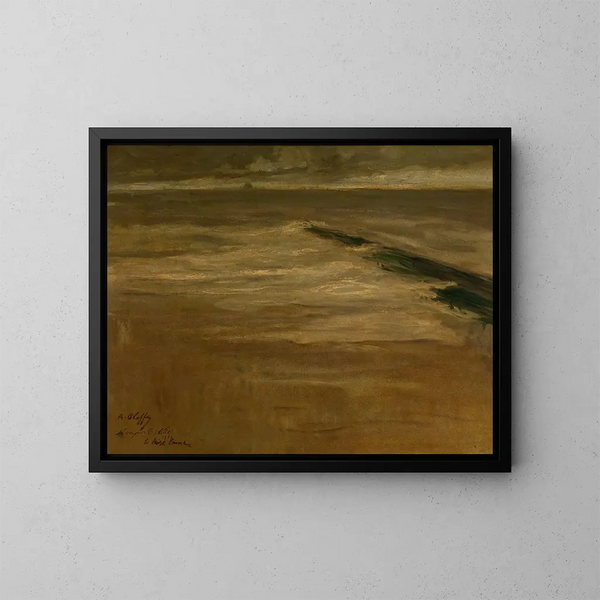 van Brise-lames à Nieuwpoort - Auguste Oleffe — ingelijst kunstwerk aan de muur
