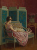 Valse gedachten - Auguste Toulmouche — weergave van het kunstwerk