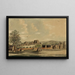 St James with the village of Charing as it appeared during the reign of Henry VIII - Augustus Charles Pugin — framed artwork on a wall