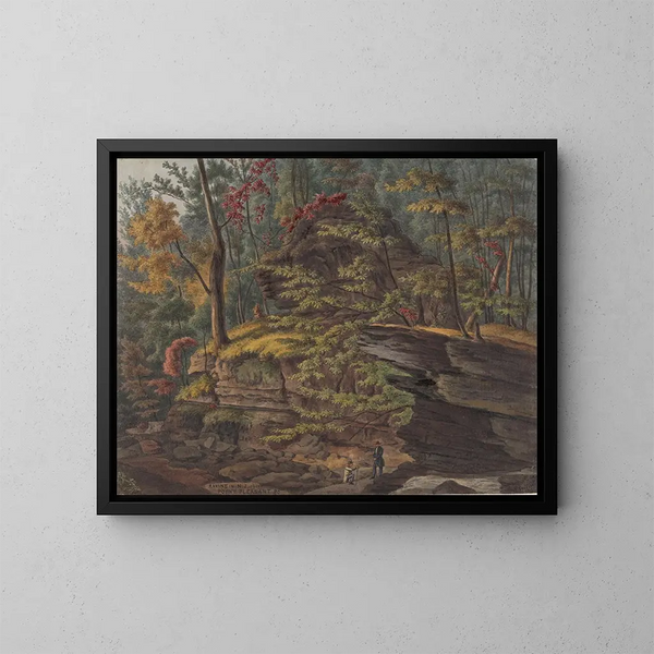 Ravin in New Jersey boven Point Pleasant - Augustus Kollner — ingelijst kunstwerk aan de muur