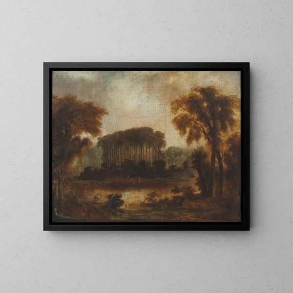 Les Cent Pins, île James, Caroline du Sud - Augustus Paul Trouche — ingelijst kunstwerk aan de muur