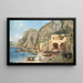 La Plage à Capri - Augustus Tulk — ingelijst kunstwerk aan de muur