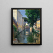 De rivier Isole Quimper - Aureliano de Beruete — ingelijst kunstwerk aan de muur