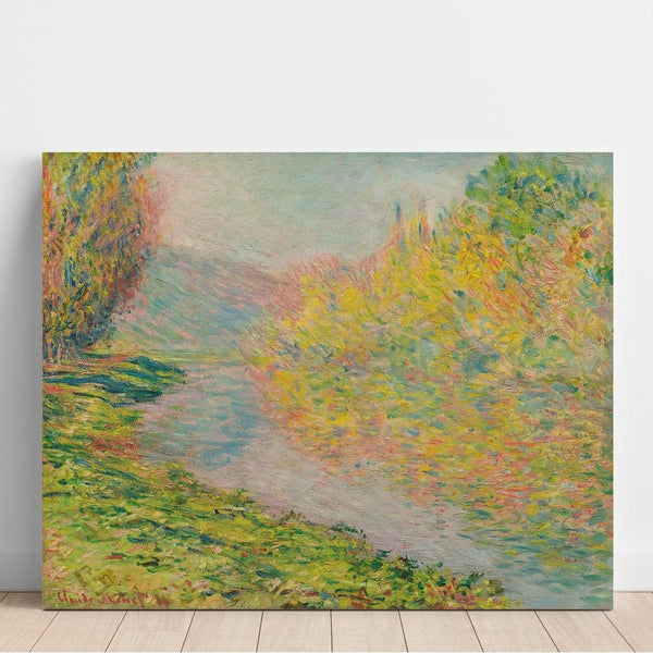 Reproductie van het schilderij Herfst in Jeufosse - Claude Monet