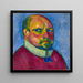 Zelfportret - Alexej von Jawlensky — ingelijst kunstwerk aan de muur
