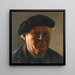 Zelfportret - Arthur Segal — ingelijst kunstwerk aan de muur
