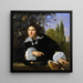Zelfportret - Bartholomeus van der Helst — ingelijst kunstwerk aan de muur