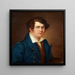 Zelfportret - Carl Wilhelm Nordgren — ingelijst kunstwerk aan de muur