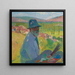 Zelfportret La Bastide du Vert - Henri Martin — ingelijst kunstwerk aan de muur