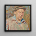 Self-portrait - Stanisław Kamocki — framed artwork on a wall