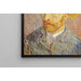 Reproductie van het schilderij Zelfportret met strohoed - Vincent van Gogh