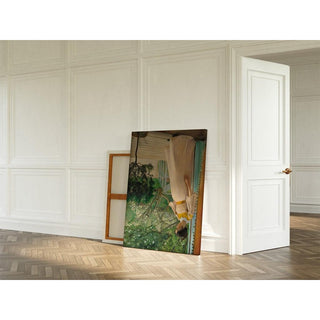 Aux portes-fenêtres - La femme de l'artiste - Laurits Andersen Ring | Reproduction Tableau Décoration murale affiche copie