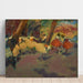 Reproductie van het schilderij Voor de voorstelling - Edgar Degas