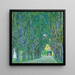 Avenue naar het Kasteel van Kammer - Gustav Klimt — ingelijst kunstwerk aan de muur