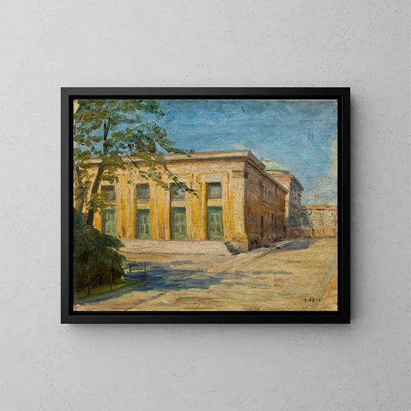 Museum Thorvaldsens - Axel Johansen — ingelijst kunstwerk aan de muur