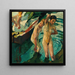 Baders - Leo Putz — ingelijst kunstwerk aan de muur