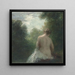 Zittende naakte vrouw van achteren - Henri Fantin-Latour — ingelijst kunstwerk aan de muur