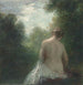 Zittende naakte vrouw van achteren - Henri Fantin-Latour — weergave van het kunstwerk