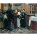 Reproduction of the painting Kissing the relic - Joaquín Sorolla