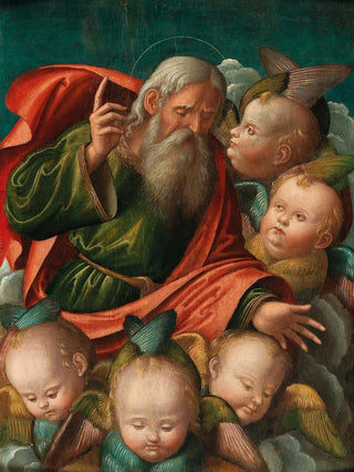 Baldassarre di Matteo Carrari - God the father surrounded by Angels.webp