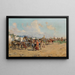 La Foire de Campagne - Baldomer Galofre i Giménez — ingelijst kunstwerk aan de muur