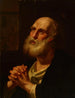 Sint Pieter - Balthasar Denner — weergave van het kunstwerk