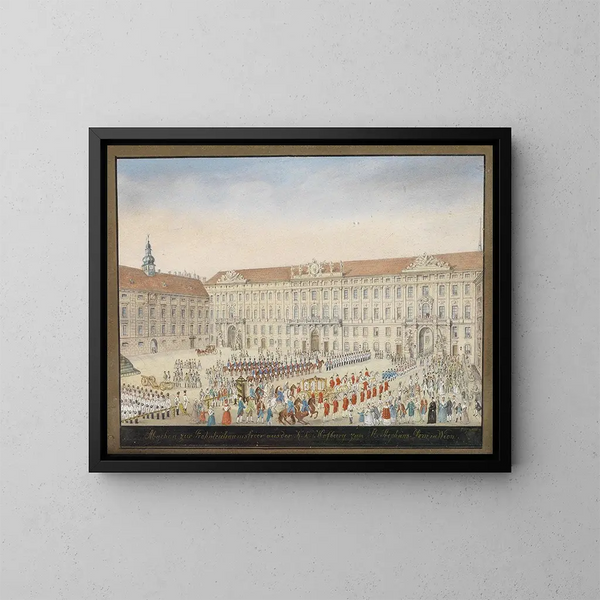 Fête-Dieu - Balthasar Wigand — ingelijst kunstwerk aan de muur