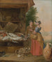 Visverkopersmarkt - Balthazar Nebot — weergave van het kunstwerk