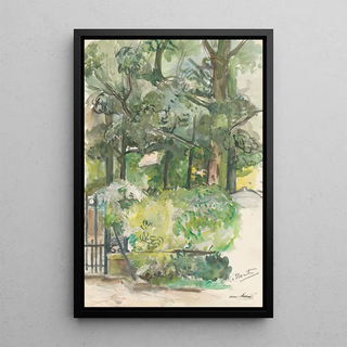 Barbara Elisabeth van Houten - Gezicht in tuin.webp