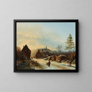 Barend Cornelis Koekkoek - A winters day.webp
