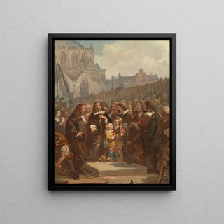 Barend Wijnveld - The first stone laying of the Amsterdam City Hall Anno 1648.webp