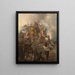 The heroic defense of Aardenburg in 1672 - Barend Wijnveld — framed artwork on a wall