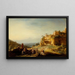 Landschap in Arcadische Stijl - Bartholomeus Breenbergh — ingelijst kunstwerk aan de muur