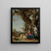 Agar en de engel - Bartholomeus Breenbergh — ingelijst kunstwerk aan de muur