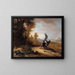 Jacob luttend met de engel - Bartholomeus Breenbergh — ingelijst kunstwerk aan de muur